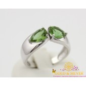 Серебряное женское кольцо Каури султанит 10200р/2